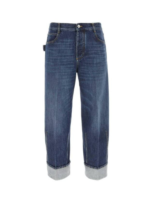 Bottega Veneta Cotton Jeans Blue