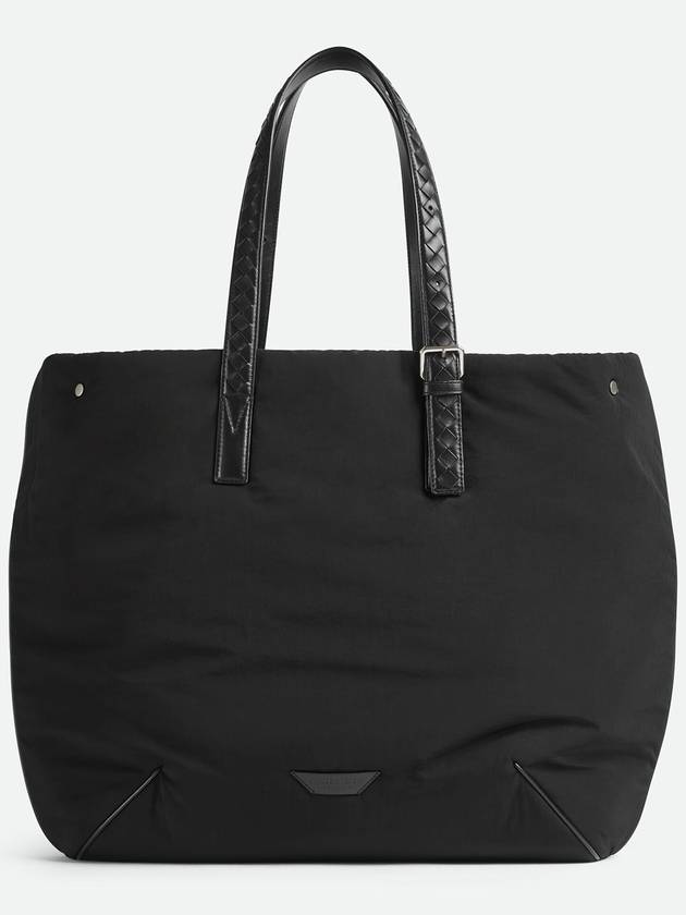 Bottega Veneta Navenue Padded Tote Bag Black