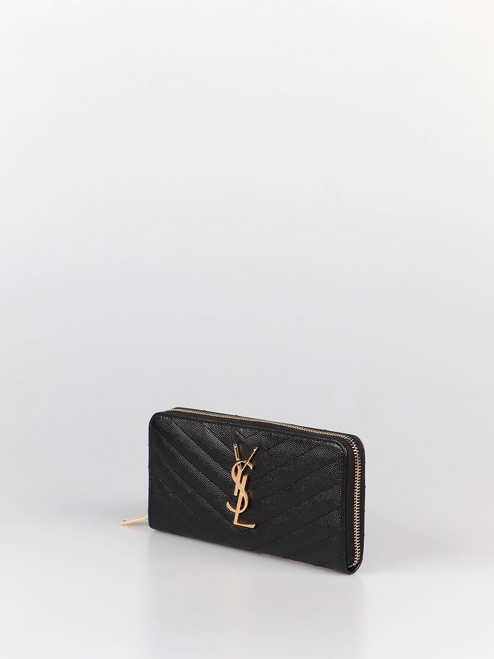 Saint Laurent Women `Cassandre Matelassé` Zip Around Wallet