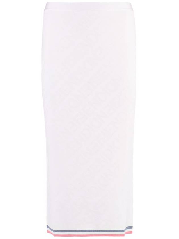 Fendi short skirt FZQ719ANZE F0ZNM WHITE