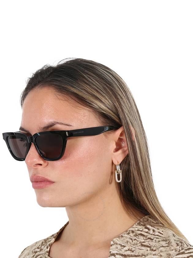 Saint Laurent Saint Laurent Dark Grey Smoke Cat Eye Ladies Sunglasses SL 462 SULPICE 001 53