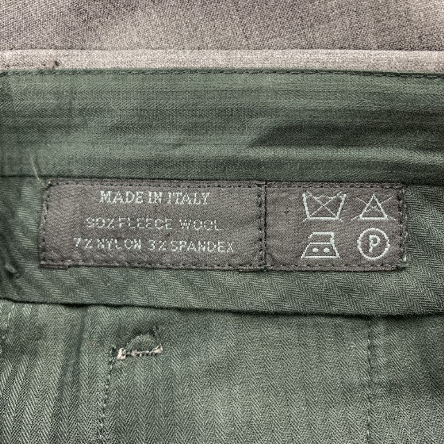 PRADA Size 31 Grey Wool Blend Zip Fly Dress Pants