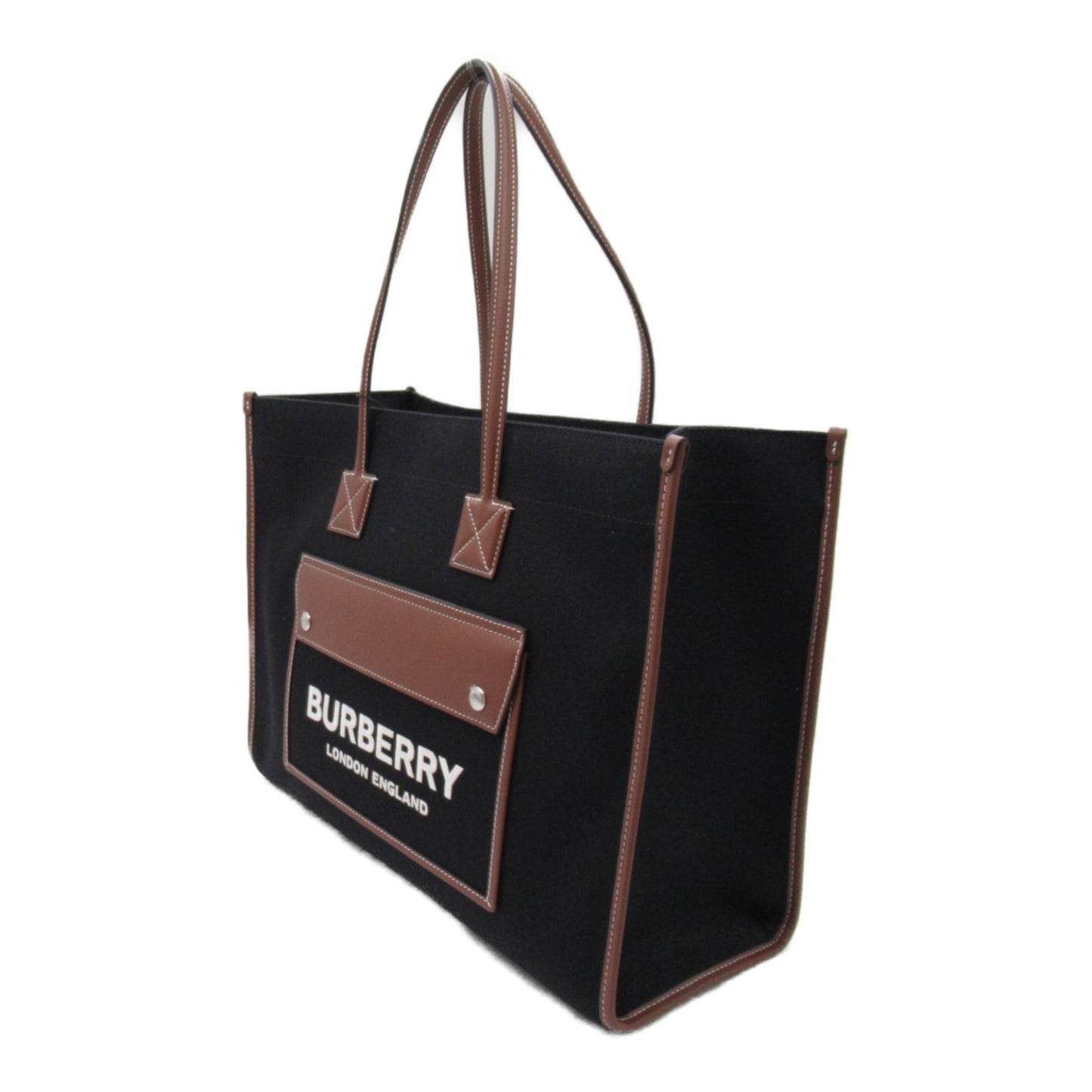 Burberry  Leather Tote Bag