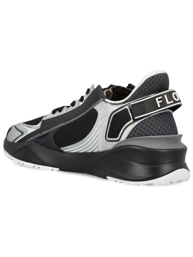 Fendi Technical Mesh Running Low-Top Sneakers Black