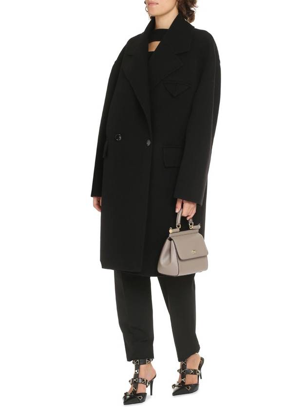 Bottega Veneta Women's Double Coat Black
