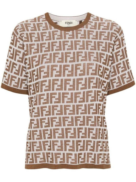 Fendi Fendi Bicolor Ff T-Shirt Clothing