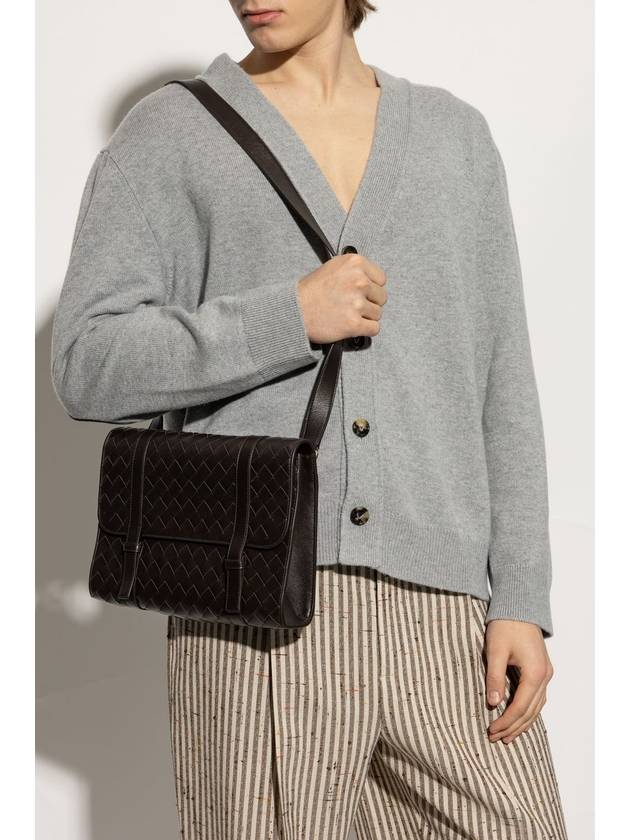 Bottega Veneta Bottega Veneta Shoulder Bag Piccolo Portfolio, Men's, Brown
