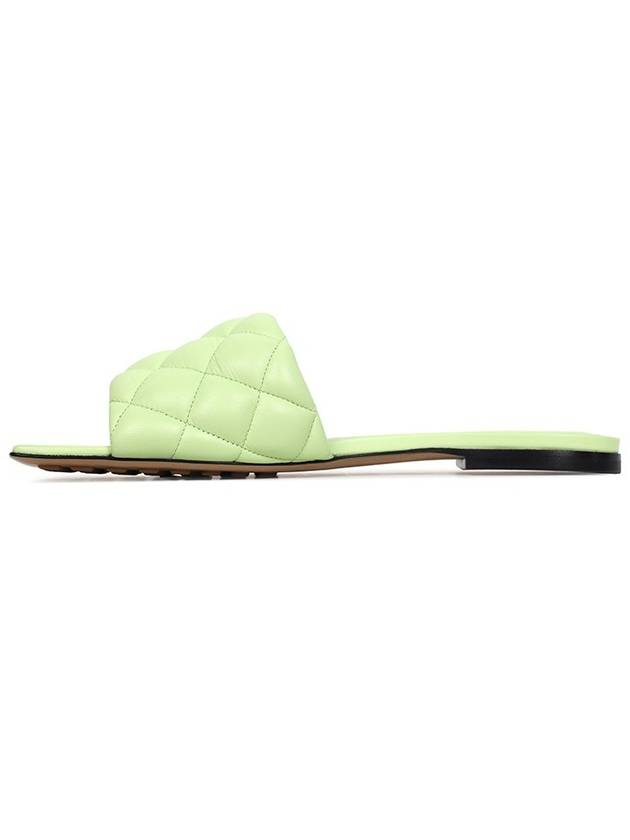 Bottega Veneta Padded Quilted Slippers Green