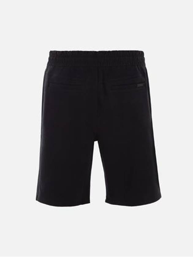 Saint Laurent Fleece Bermuda Shorts Black