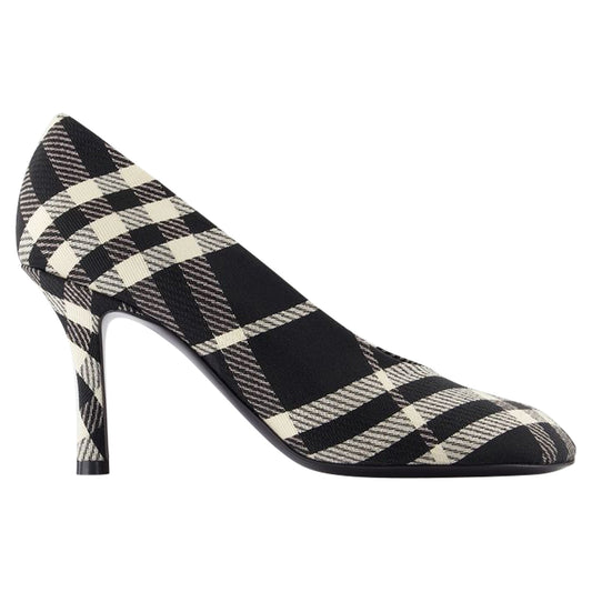 Baby 85 Pumps - Burberry - Synthetic - Black