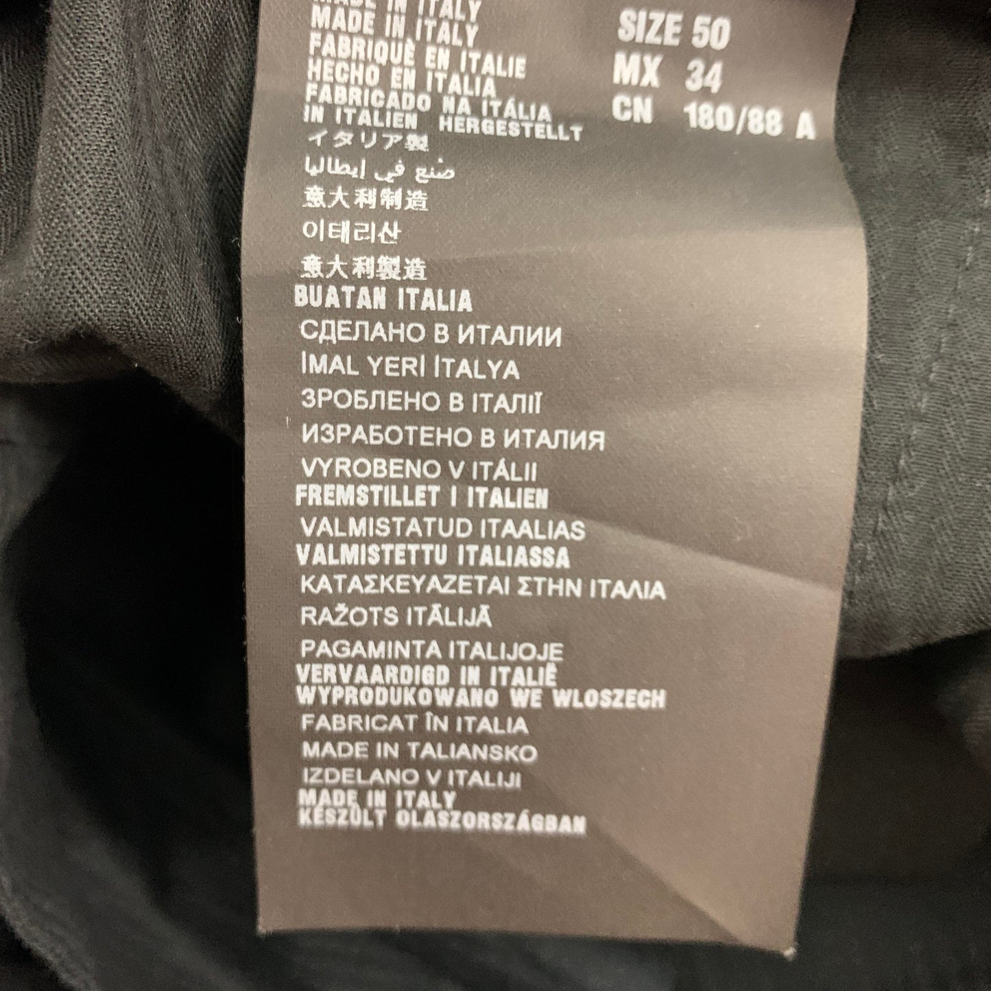 PRADA Size 34 Black Virgin Wool Button Fly Dress Pants