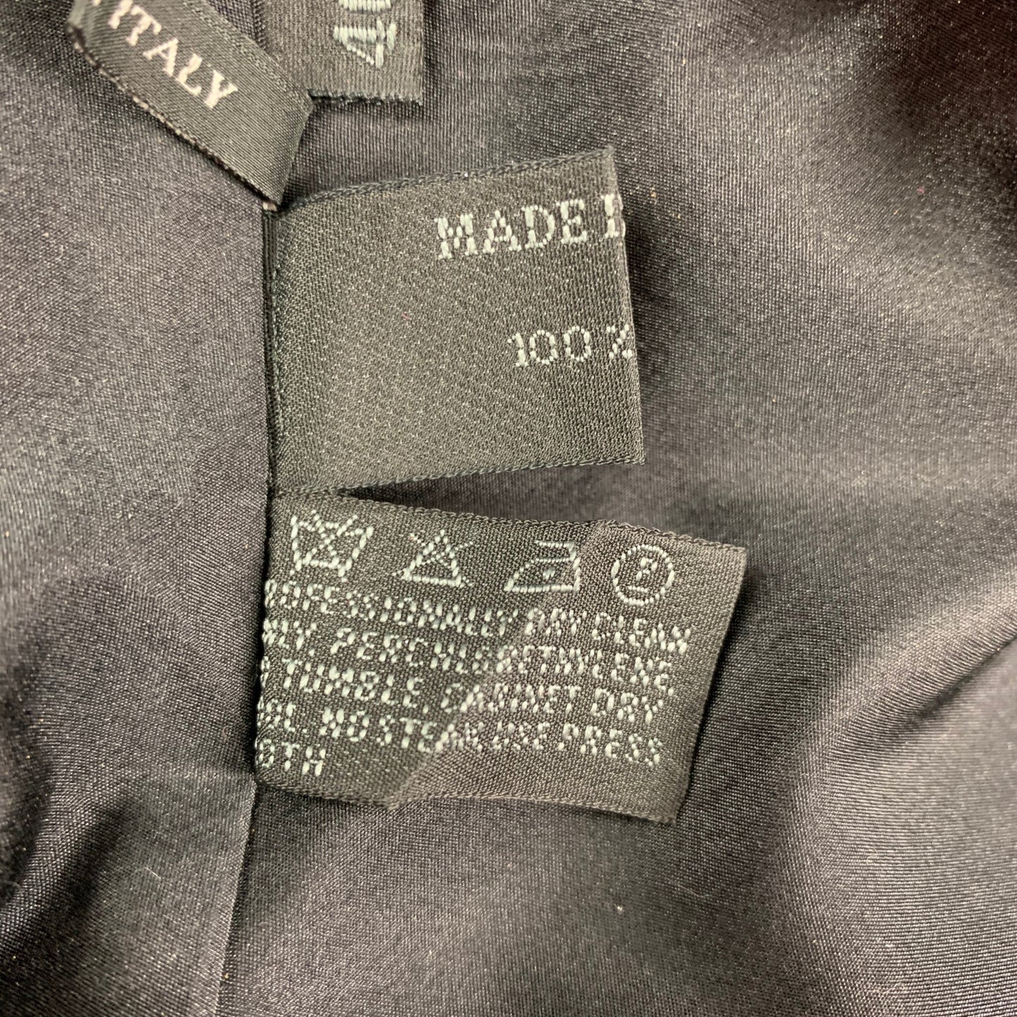 PRADA Size 4 Black Silk Sleeveless Cocktail Dress