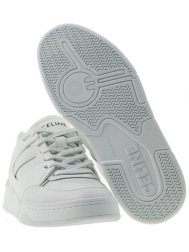 CELINE CT 07 Calfskin Low Top Sneakers White