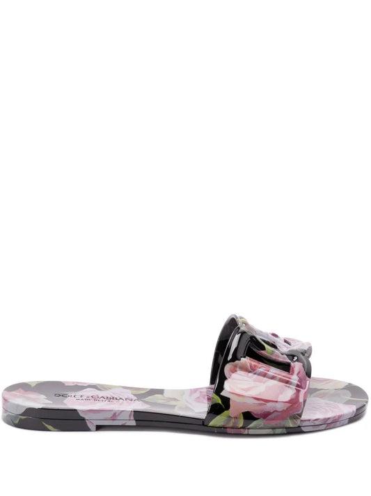 Dolce & Gabbana Women Slide Sandals With Print