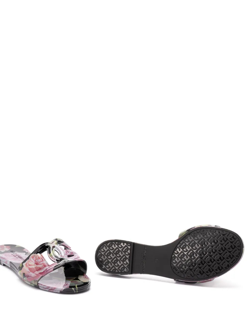 Dolce & Gabbana Women Slide Sandals With Print