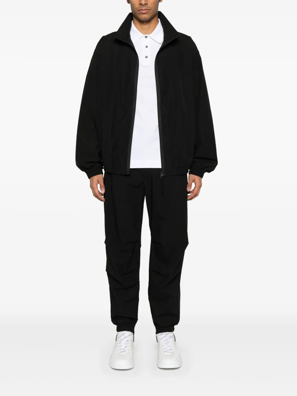 Dolce & Gabbana Men Tapered Trousers With Logo Plaque