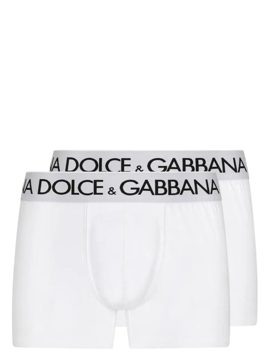 Dolce & Gabbana Men Set Of 2 Printed Boxer Shorts