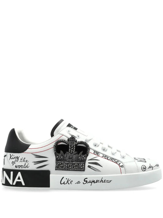 Dolce & Gabbana Men Sneakers With Logo Application