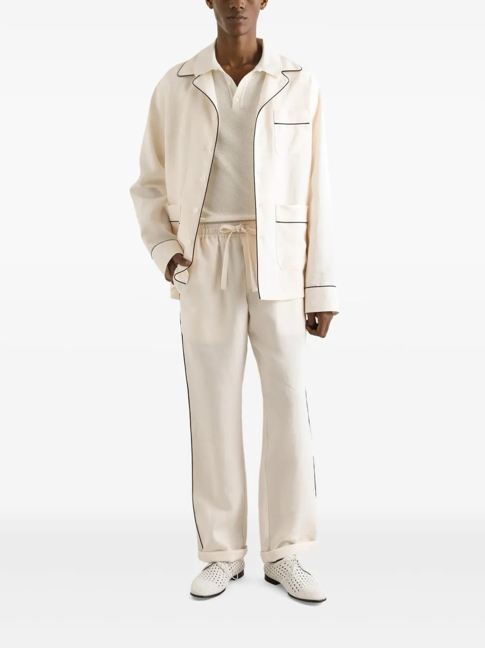 Dolce & Gabbana Men Short-Sleeved Polo Shirt