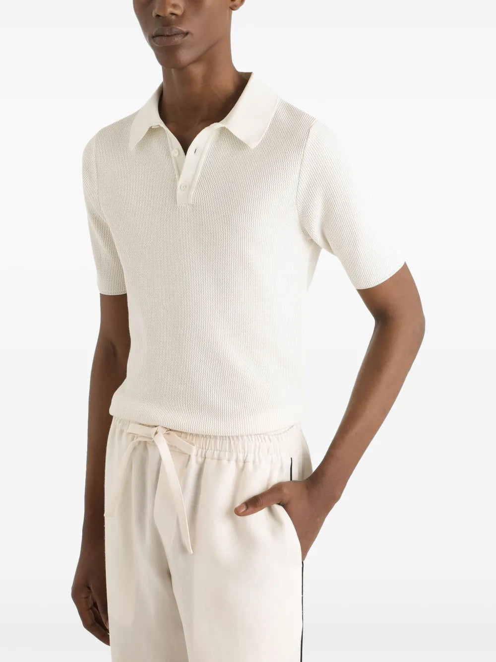 Dolce & Gabbana Men Short-Sleeved Polo Shirt