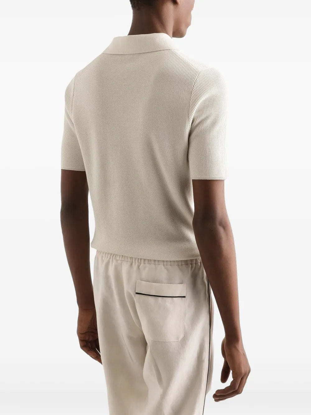 Dolce & Gabbana Men Short-Sleeved Polo Shirt