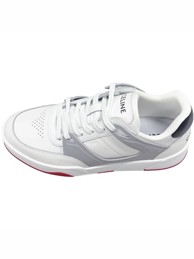 CELINE CT07 Trainer Calfskin Lace-Up Low Top Sneakers Grey