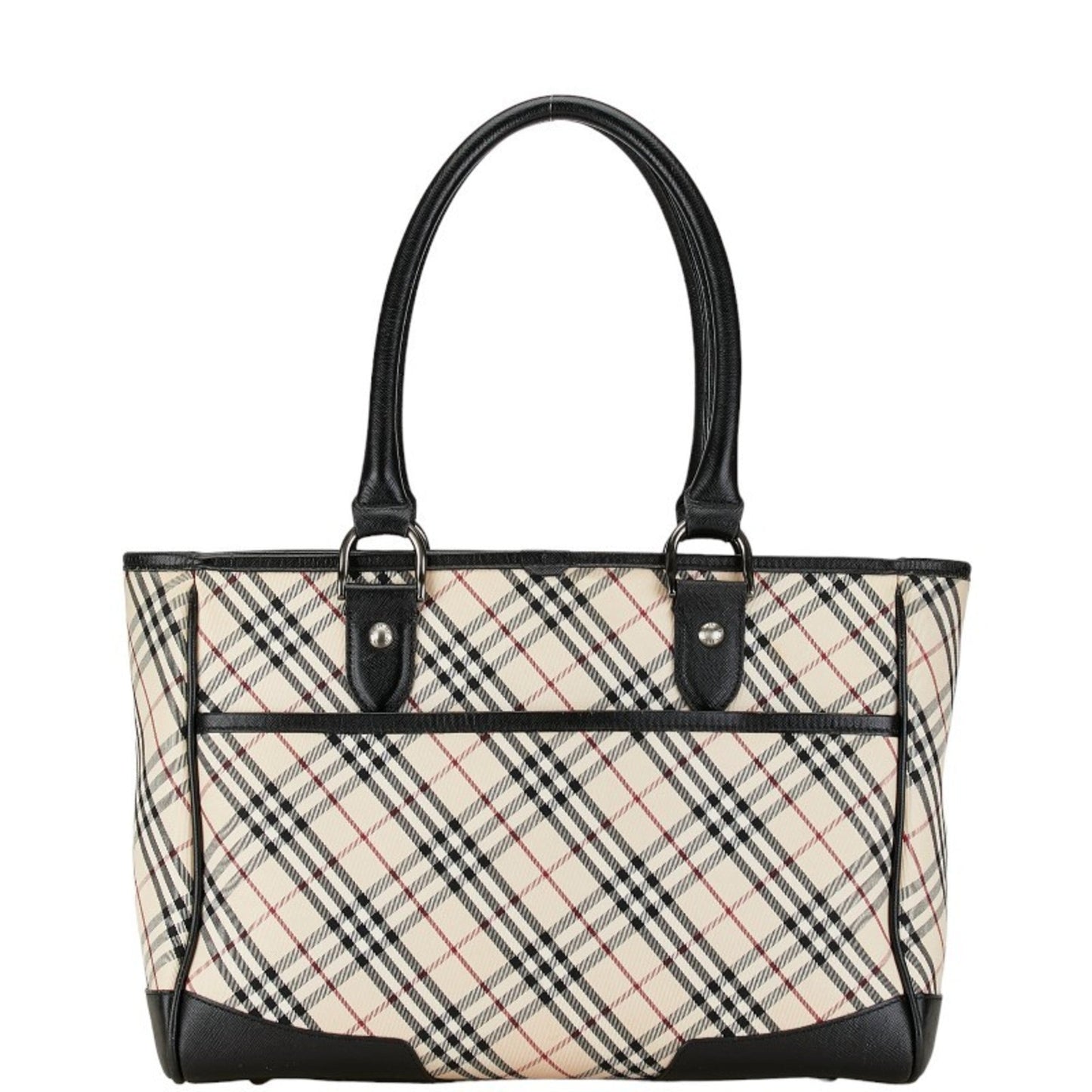 Burberry   Canvas Leather Handbag Tote Bag ()