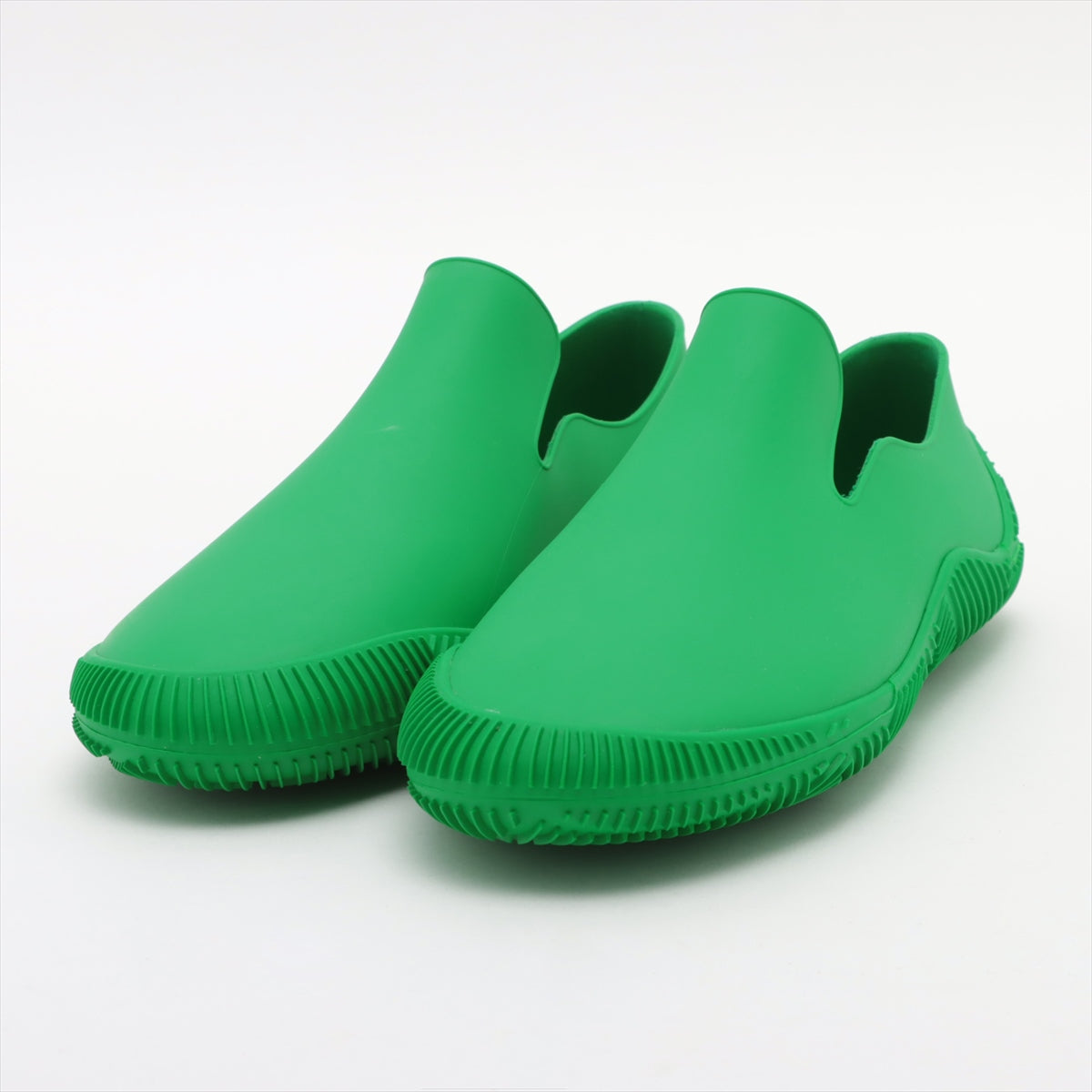 Bottega Veneta Bottega-Veneta Laver Slip Ons 38  Green Luggage