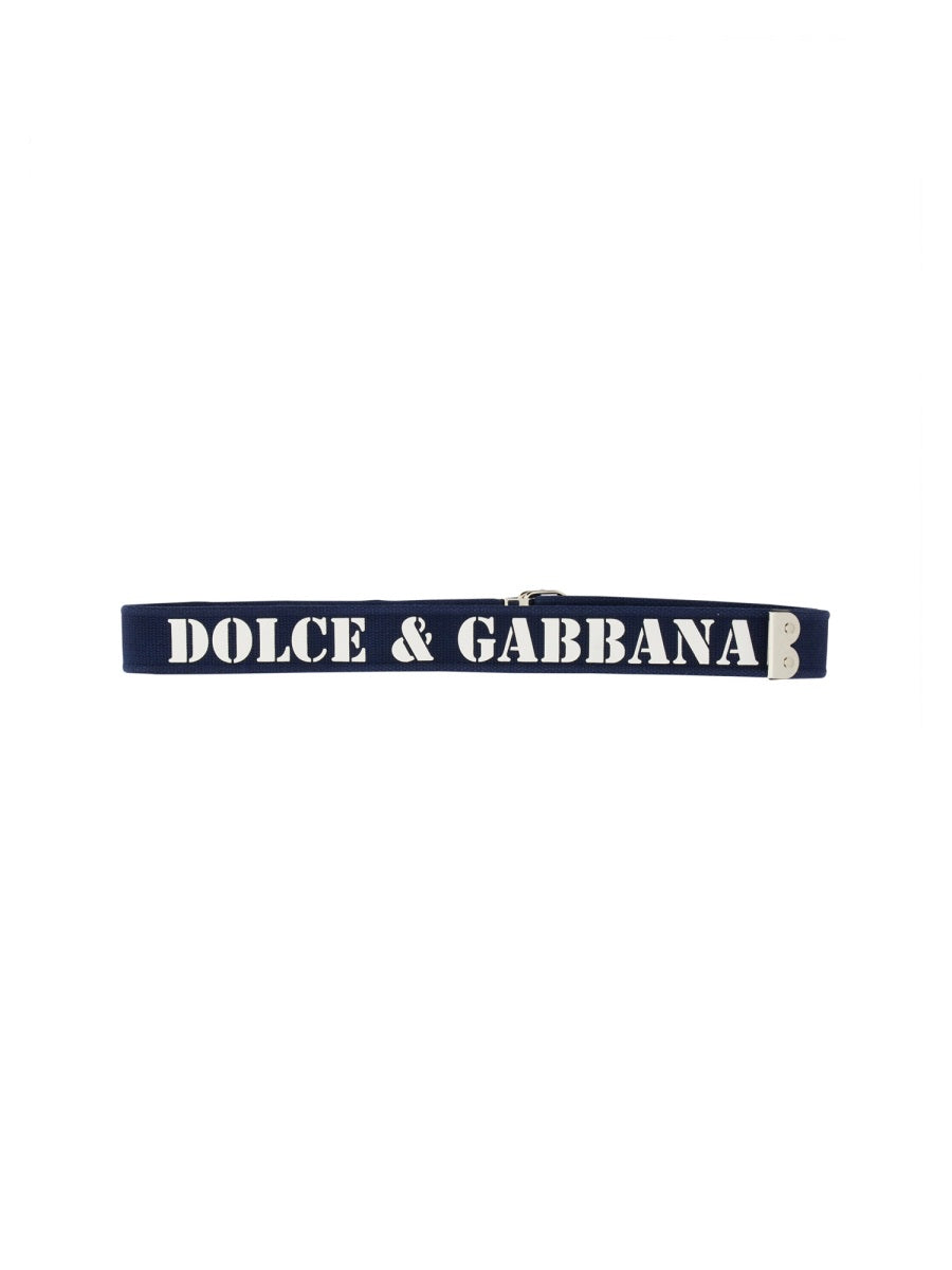 Dolce & Gabbana Men Belt With Logo