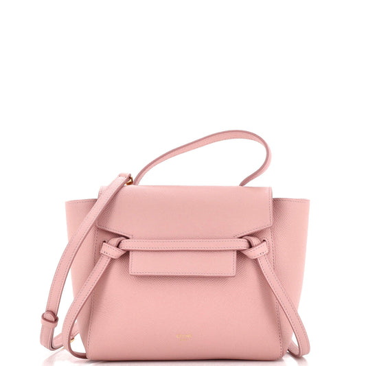 Celine Belt Bag Textured Leather Nano