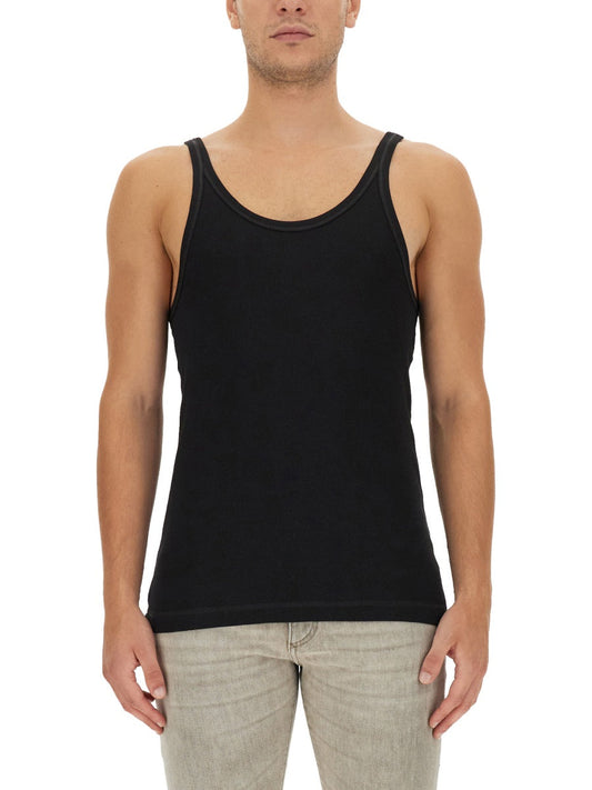 Dolce & Gabbana Men Ribbed Tank Top