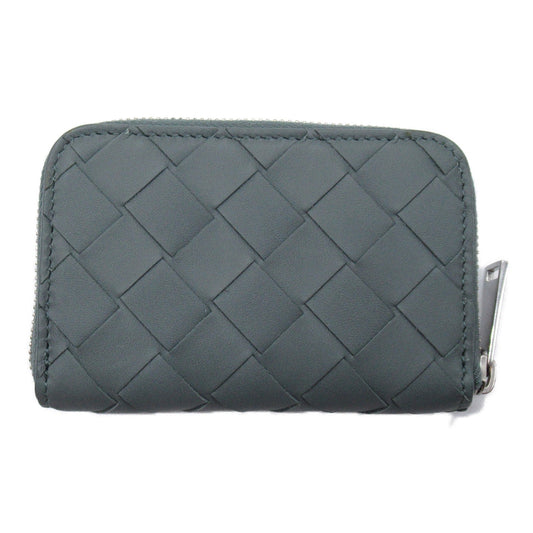 Bottega Veneta   Interactive Coin Case Coin Case Wallet  Leather  Green Dark Blue