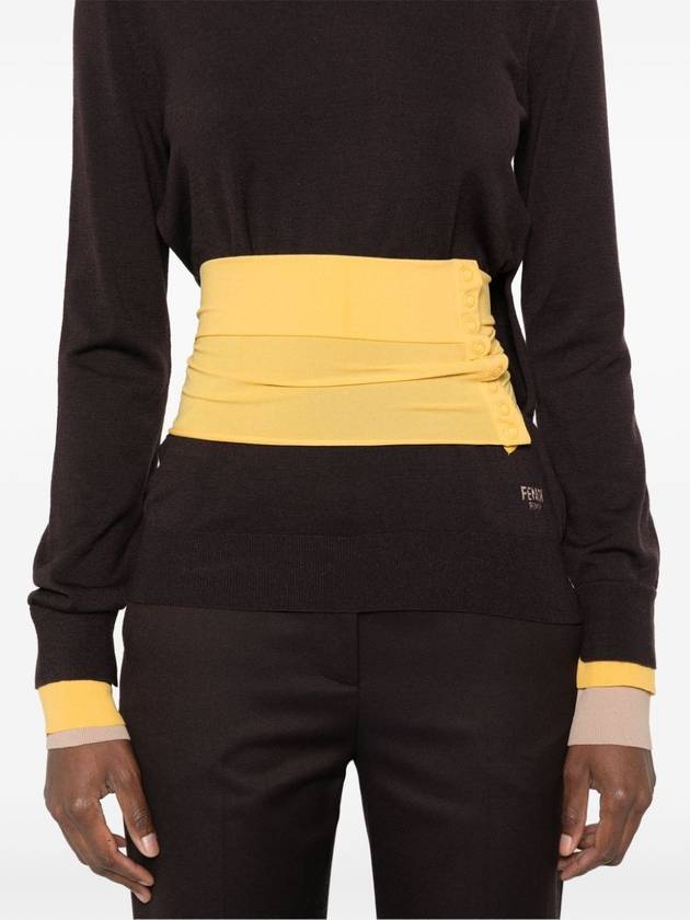Fendi Wool Turtleneck Dark Purple