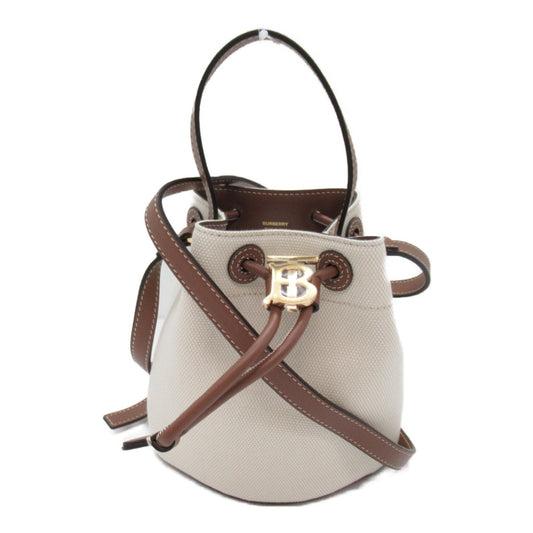 Burberry   Canvas Leather Shoulder Bag