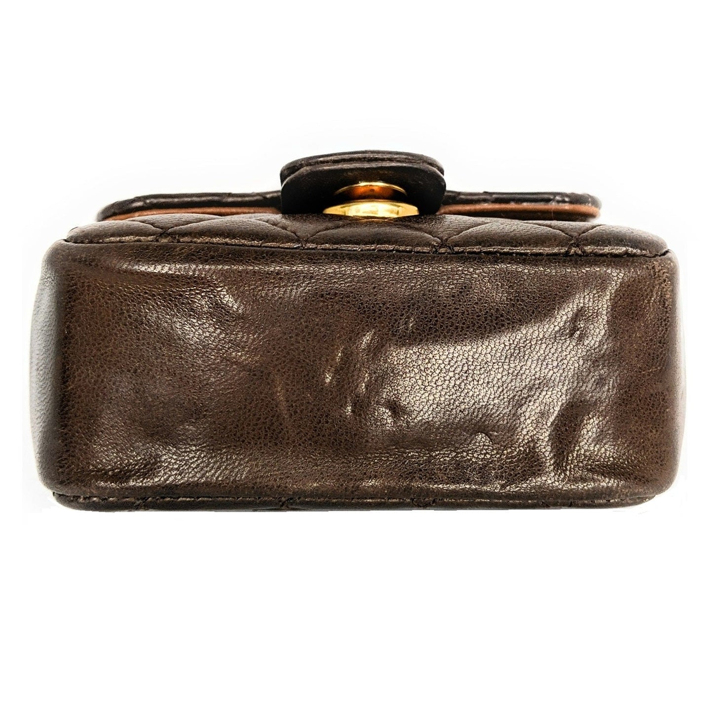 Chanel bag Vintage Brown Quilted Micro Belt Bag