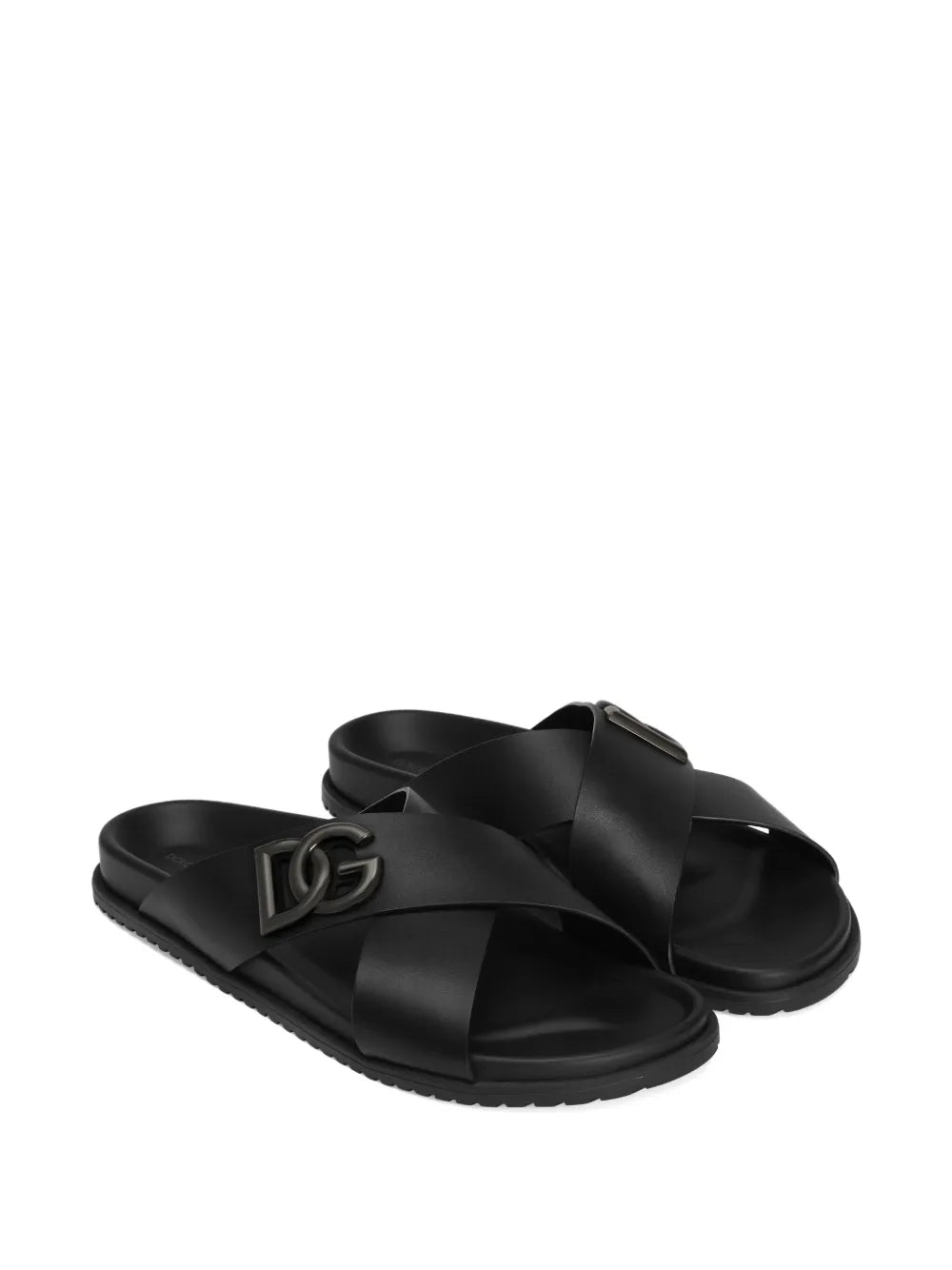 Dolce & Gabbana Men Dg Logo Slides Sandals