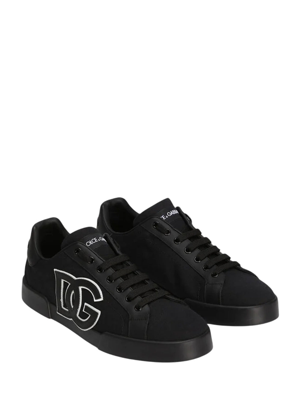 Dolce & Gabbana Men Sneakers With Logo Plaque