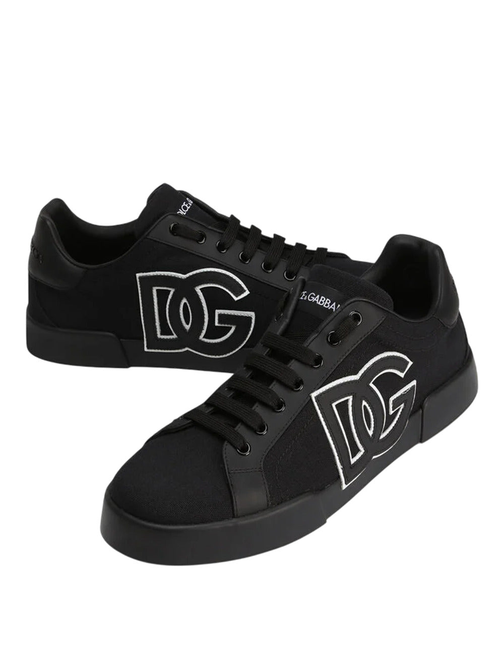 Dolce & Gabbana Men Sneakers With Logo Plaque