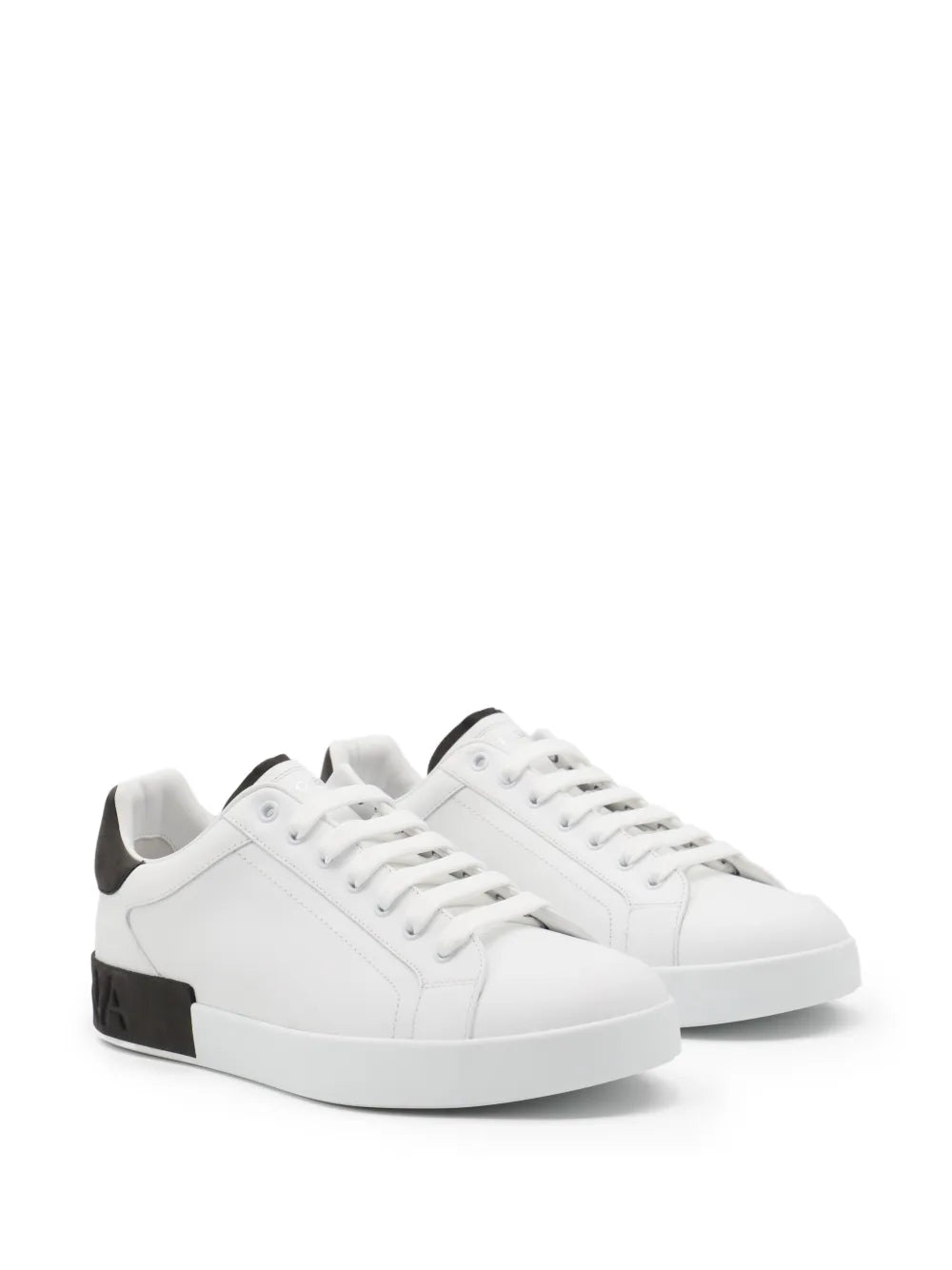 Dolce & Gabbana Men Sneakers With Leather Inserts