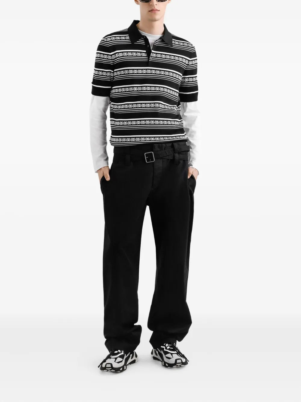 Dolce & Gabbana Men Silk Polo