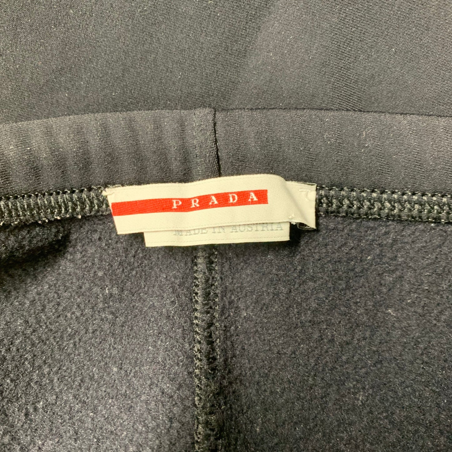 PRADA Size S Black Solid Drawstring Leggings