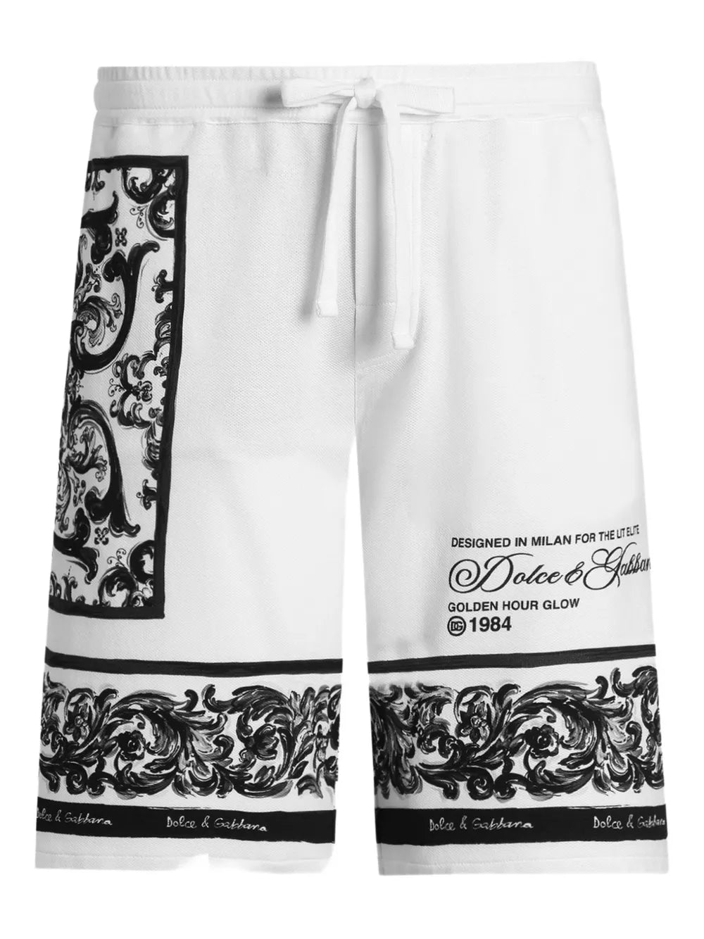 Dolce & Gabbana Men Cotton Shorts With Logo