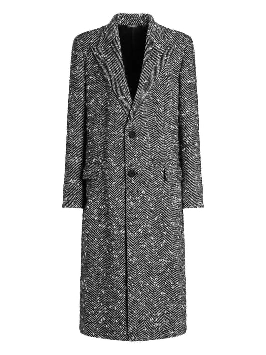 Dolce & Gabbana Men Herringbone Coat