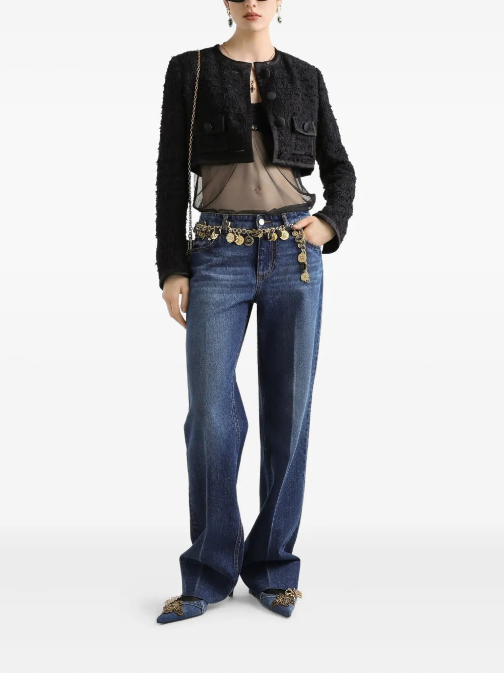 Dolce & Gabbana Women Straight-Leg Jeans