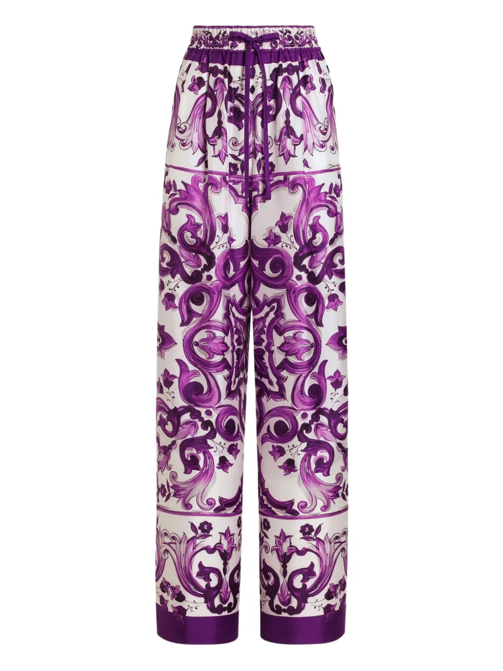 Dolce & Gabbana Women Silk Trousers