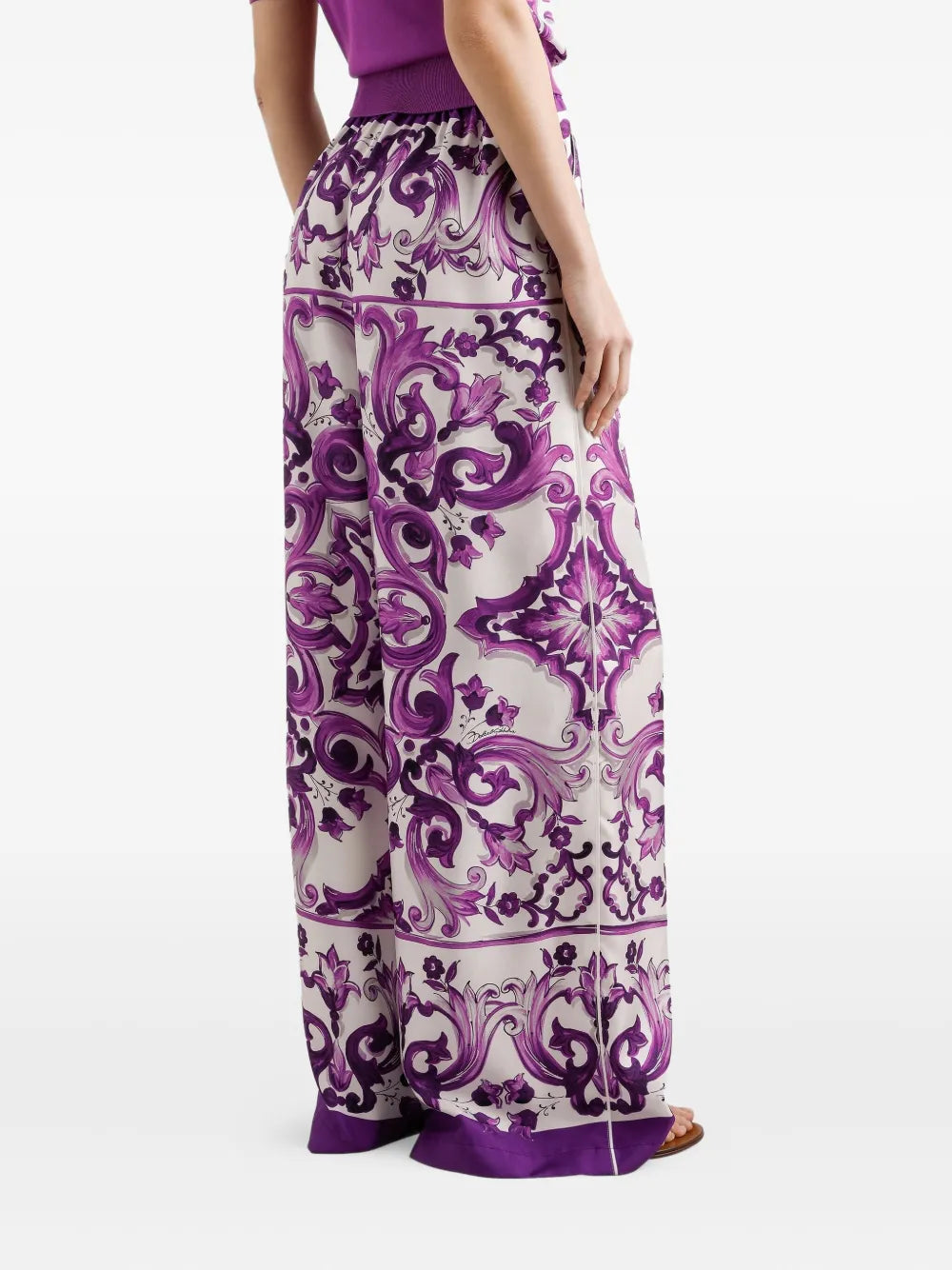 Dolce & Gabbana Women Silk Trousers