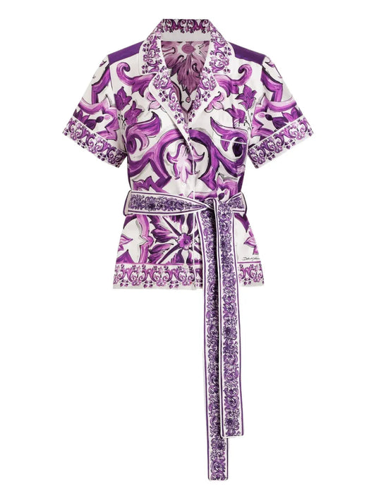 Dolce & Gabbana Women Silk Shirt