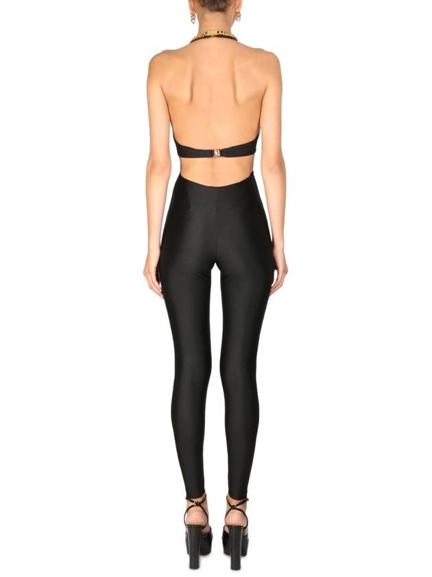 Saint Laurent Monogram Jumpsuit Black