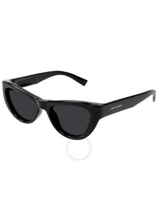 Saint Laurent Saint Laurent Black Cat Eye Ladies Sunglasses SL 676 001 53