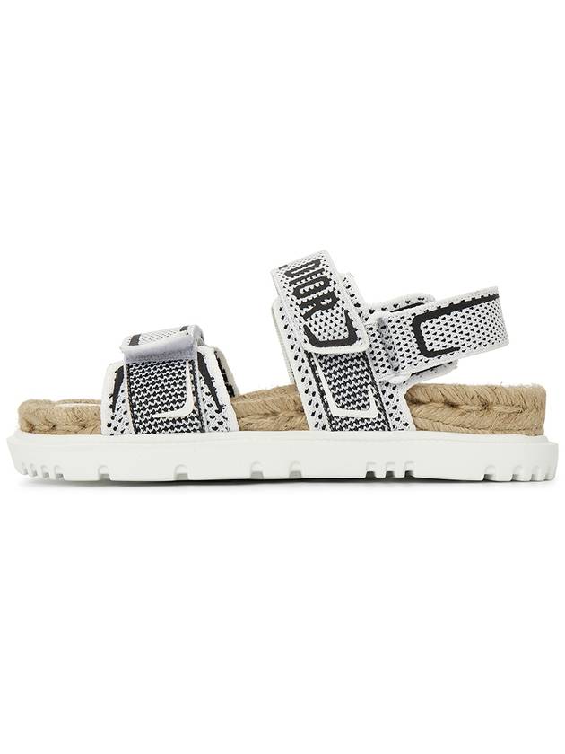 Act Technical Mesh Rubber Sandal White Dior